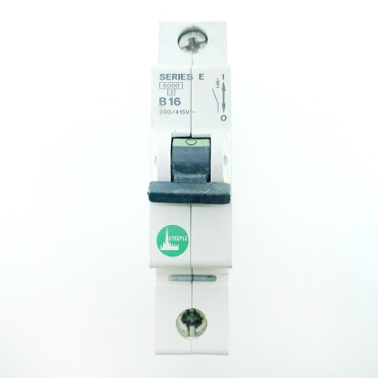 Steeple Series E B16 16A 16 Amp MCB Circuit Breaker Type B